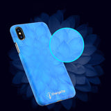 Leuchtende Wasserlilien Hülle für das iPhone X