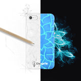 Leuchtende Wasserlilien Hülle für das iPhone 8