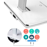 Wireless charger LED Touch desk Lamp Black