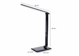 Wireless charger LED Touch desk Lamp Black
