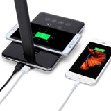 Wireless charger LED Touch desk Lamp Black