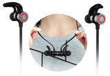 RED ChargeSound Wireless Bluetooth 4.1 Earphones with Microphone