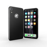 Apple iPhone XR 360 Rote Hülle mit Schutzglas