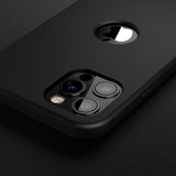 Apple iPhone 12 Pro Max 360 Grad Schutz Schwarze Hülle
