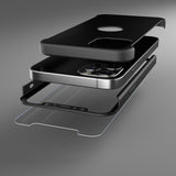 Apple iPhone 13 Pro Max 360 Grad Schutz Schwarze Hülle
