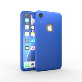 Apple iPhone XR 360 Rote Hülle mit Schutzglas