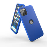 Apple iPhone 12 Pro Max 360 Grad Schutz Schwarze Hülle