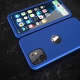 Apple iPhone 12 360 Blaue Hülle