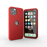 Apple iPhone 13 Pro Max 360 Grad Schutz Schwarze Hülle